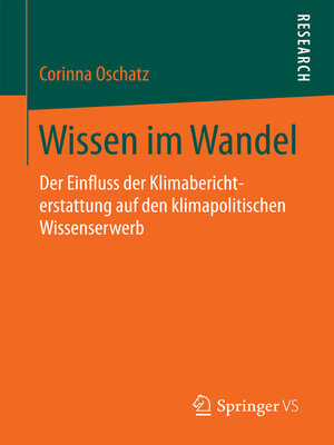 cover image of Wissen im Wandel